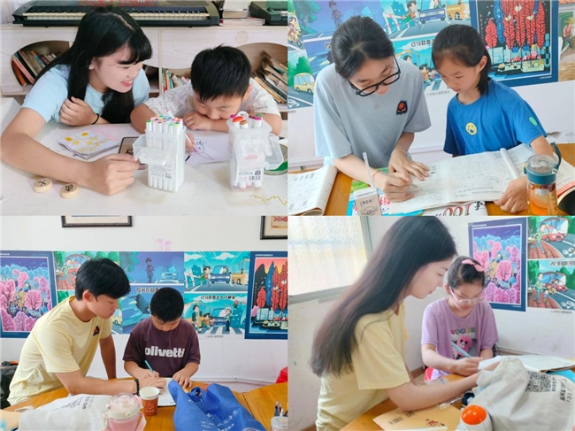 营期故事|武汉学院“予爱童行”志愿服务队开启丰富多彩的支教活动